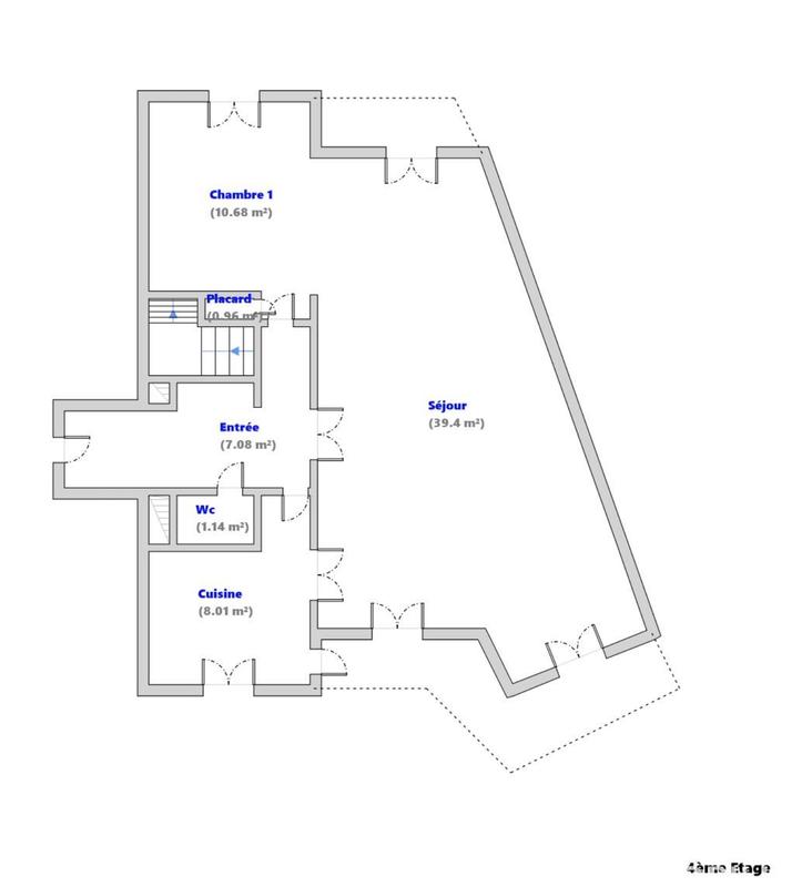 Duplex - 131 m² - 7 pièces