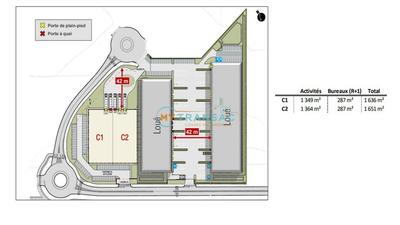 Entrepôt - 1 651 m²