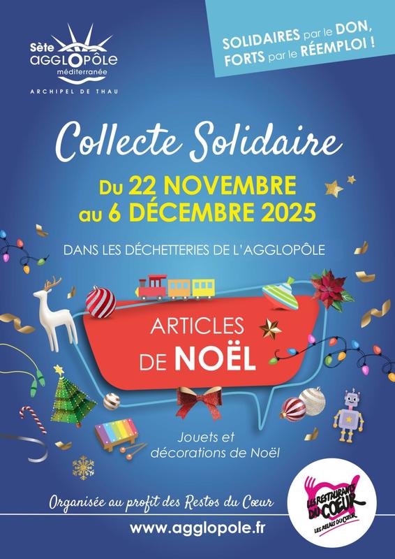 Collecte Solidaire de Noel avec l’Agglopole