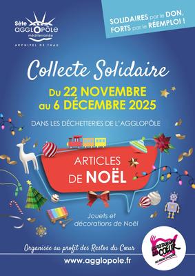 Collecte Solidaire de Noel avec l’Agglopole