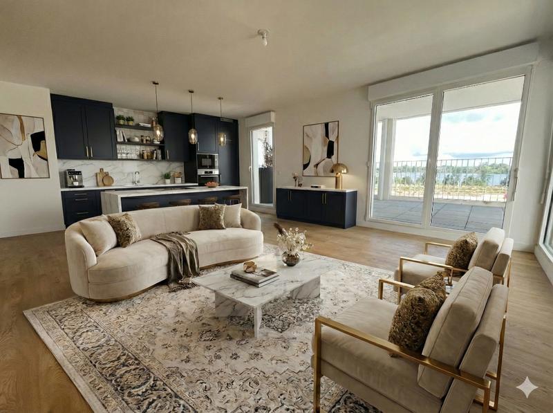 Appartement - 86 m² - 4 pièces