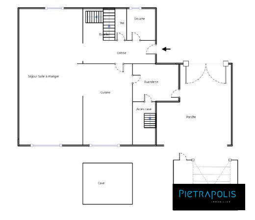 Maison - 190 m² - 4 pièces