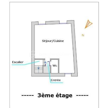 Maison ancienne - 68 m² - 3 pièces