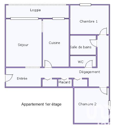 Appartement - 69 m² - 3 pièces