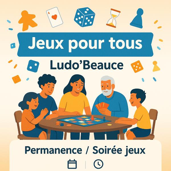 Permanence jeux – Ludo’Beauce