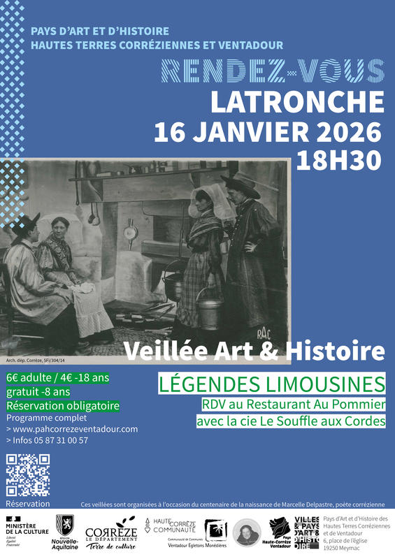 Veillée Art &amp; Histoire, légendes limousines
