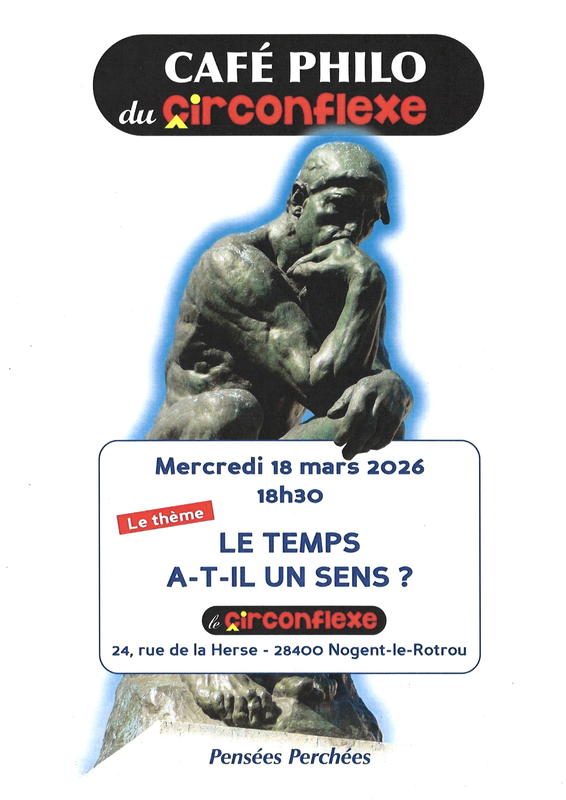 Café Philo du Circonflexe - le temps a-t-il un sens ?