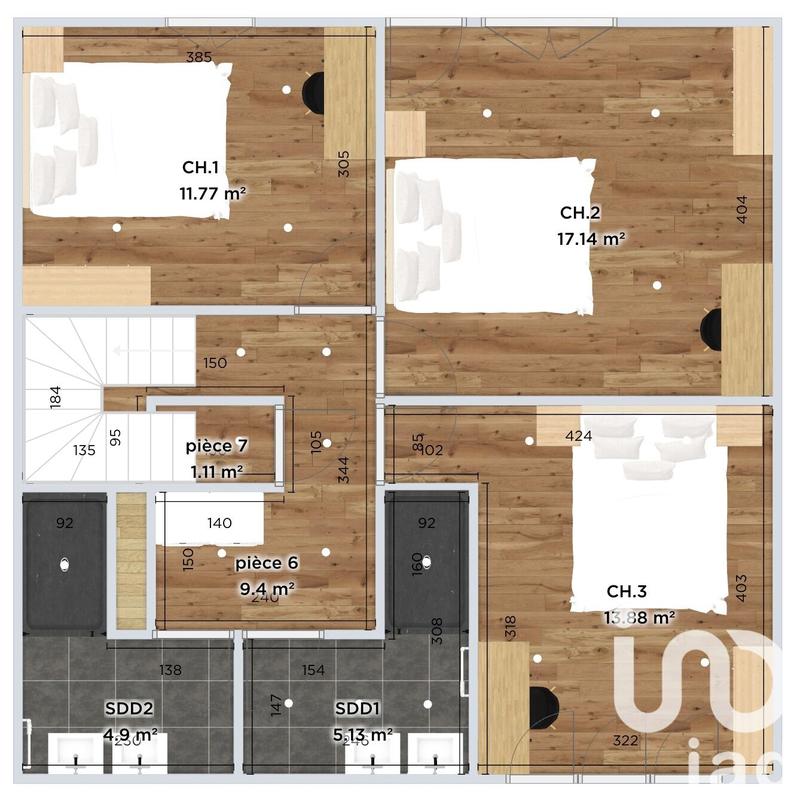 Maison - 153 m² - 9 pièces