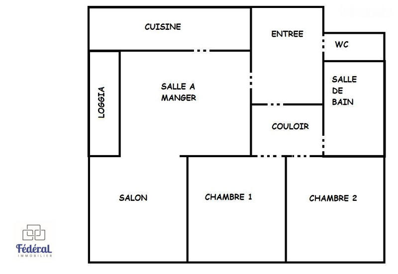 Appartement - 102 m² - 4 pièces