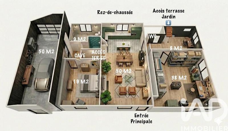 Maison de campagne - 180 m² - 7 pièces