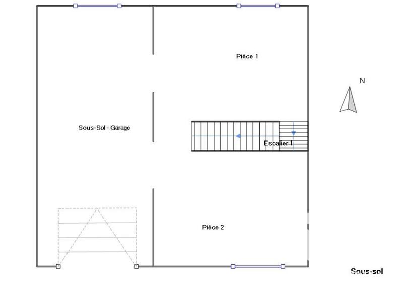 Maison - 100 m² - 5 pièces