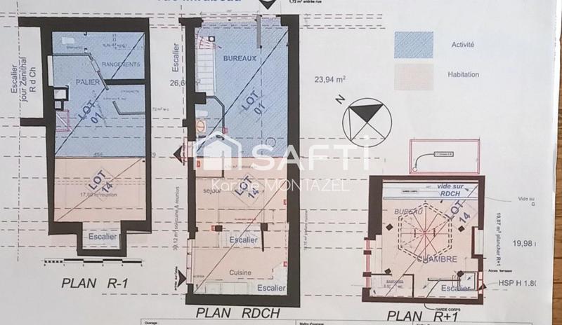 Appartement - 126 m² - 3 pièces
