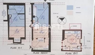 Appartement - 126 m² - 3 pièces