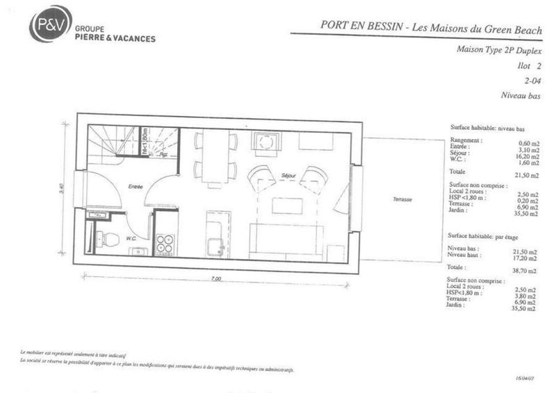 Duplex - 37 m² - 2 pièces