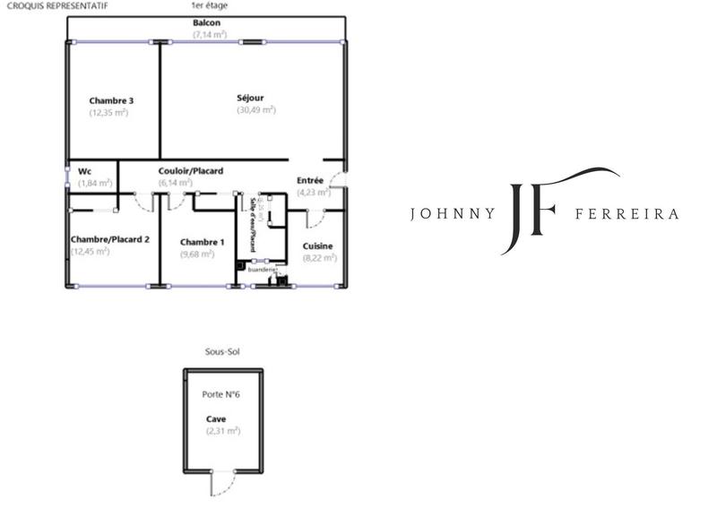 Appartement - 94 m² - 4 pièces