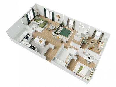 Maison - 100 m² - 5 pièces