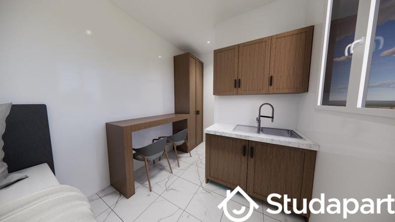 Chambre - 14 m² - 1 pièce