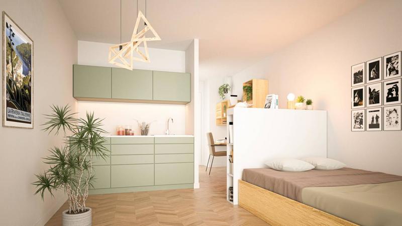 Appartement - 15 à 30 m² - 1 pièce