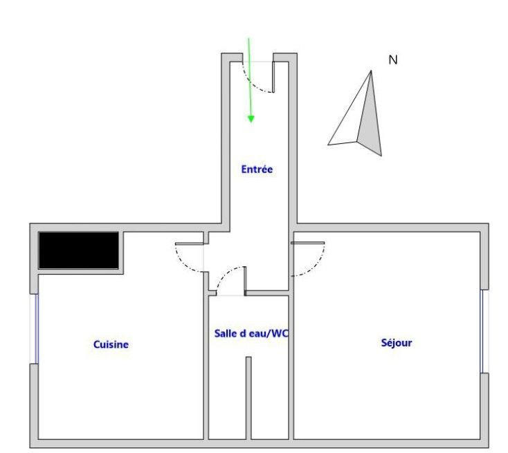 Appartement - 29 m² - 1 pièce