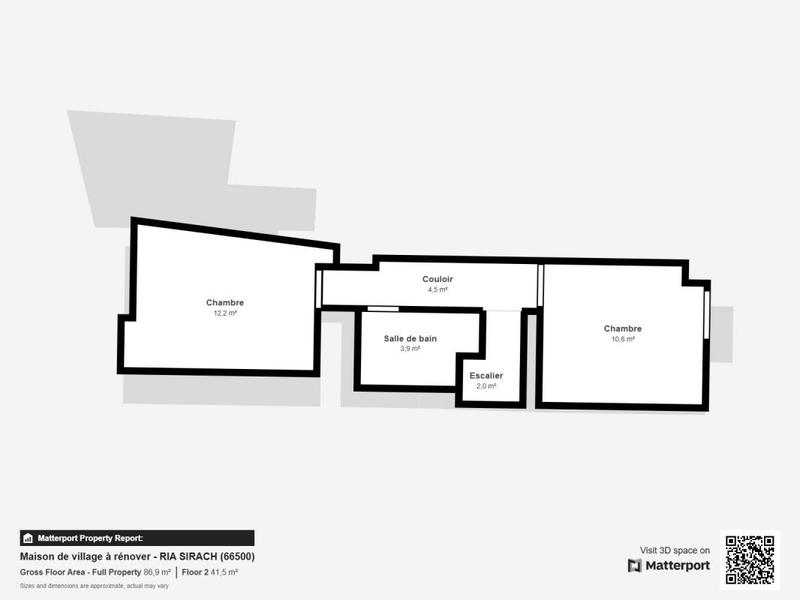 Maison de village - 53 m² - 3 pièces