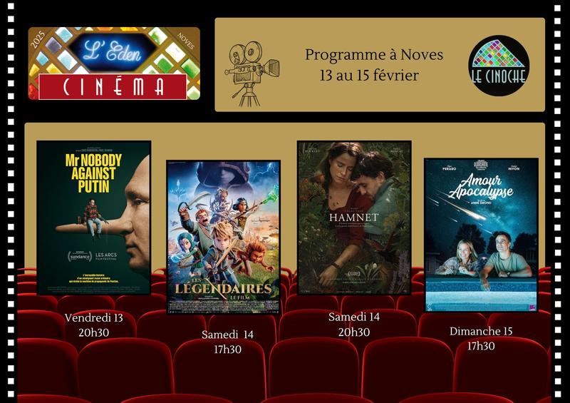 Programme Cinéma de l'Eden