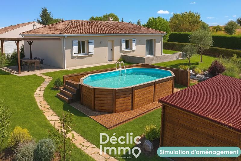 Pavillon - 100 m² - 5 pièces