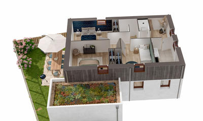 Maison - 112 m² - 4 pièces