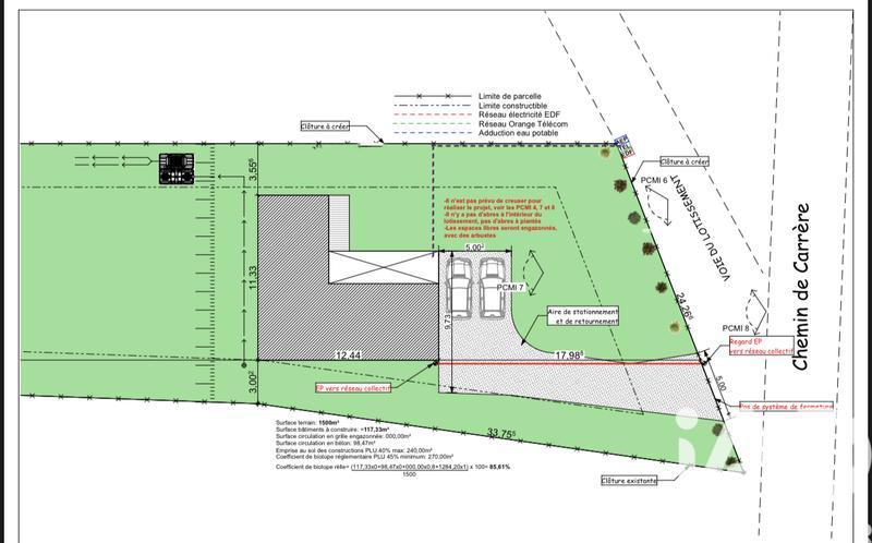Maison - 85 m² - 4 pièces
