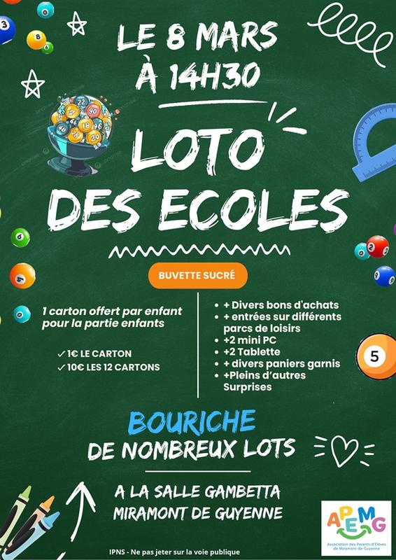 Loto des écoles