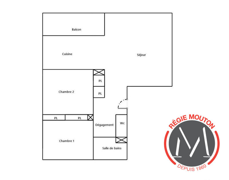 Appartement - 68 m² - 3 pièces