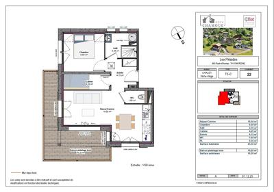 Appartement - 44 m² - 3 pièces