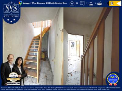 Appartement - 66 m² - 3 pièces