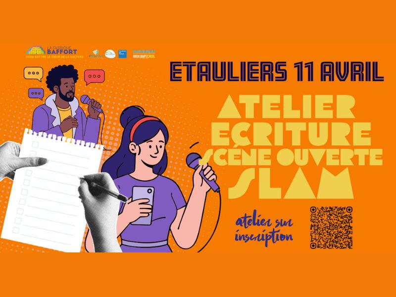 Atelier d'écriture Slam à Etauliers