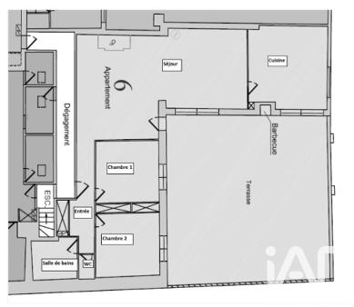 Appartement - 112 m² - 3 pièces