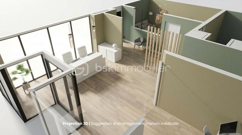 Bureau - 192 m² - 5 pièces