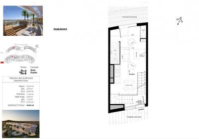 Appartement - 49 m² - 2 pièces