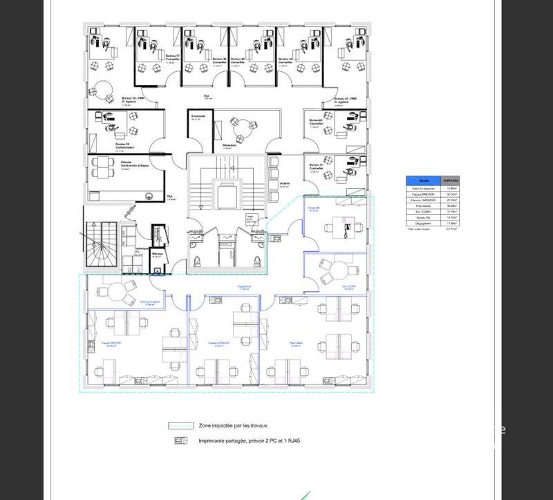 Bureau - 170 m²