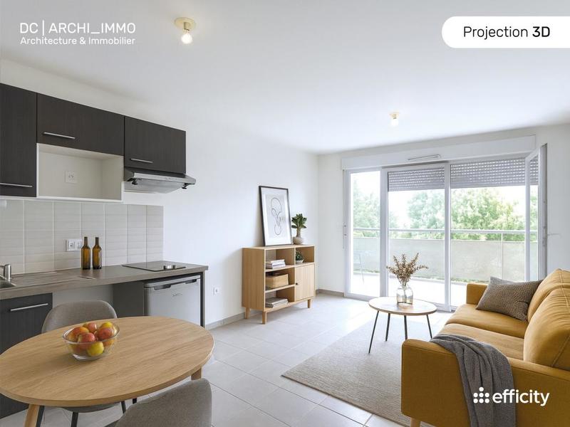 Appartement - 40 m² - 2 pièces