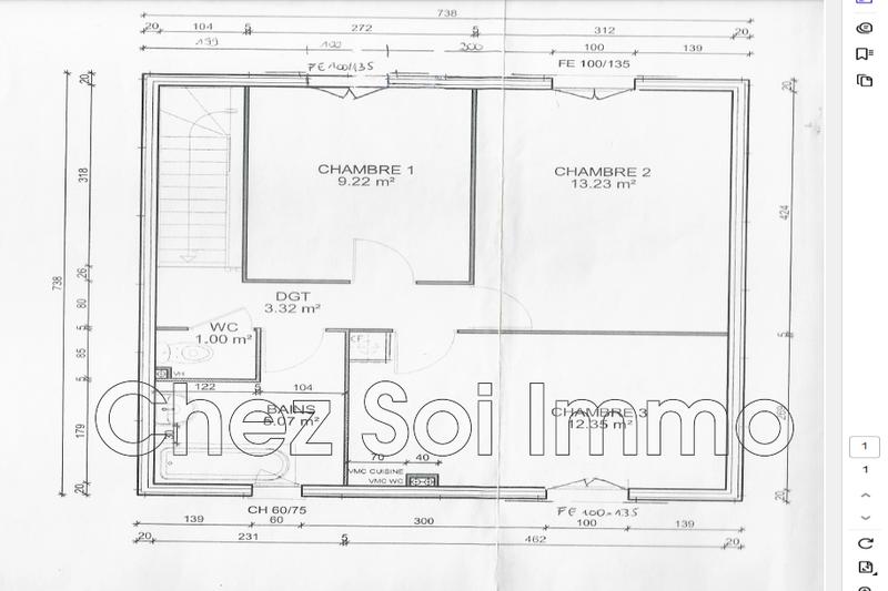 Villa - 90 m² - 4 pièces