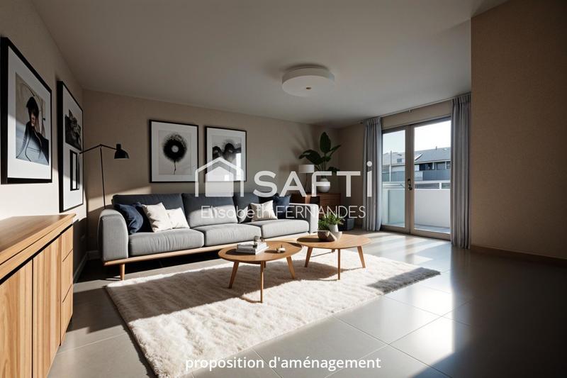 Appartement - 61 m² - 3 pièces