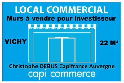 Local commercial - 22 m² - 1 pièce