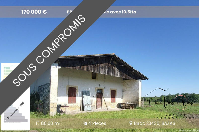 Maison - 80 m² - 4 pièces