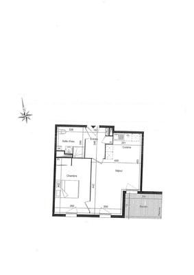 Appartement - 43 m² - 2 pièces