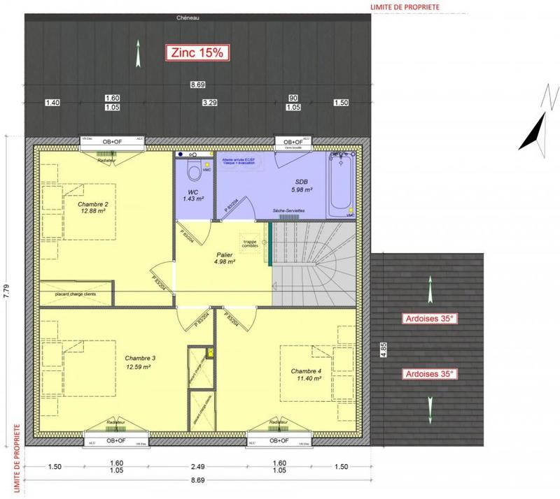 Maison - 136 m² - 5 pièces