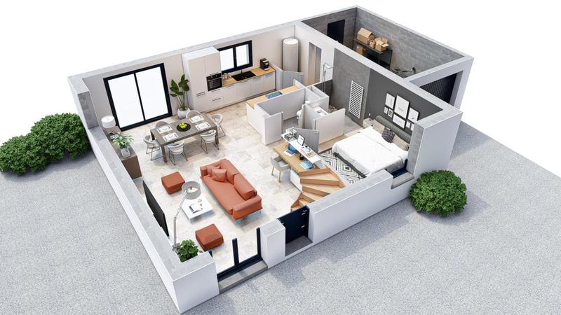 Maison - 104 m² - 6 pièces