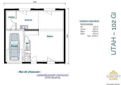 Maison - 102 m² - 6 pièces