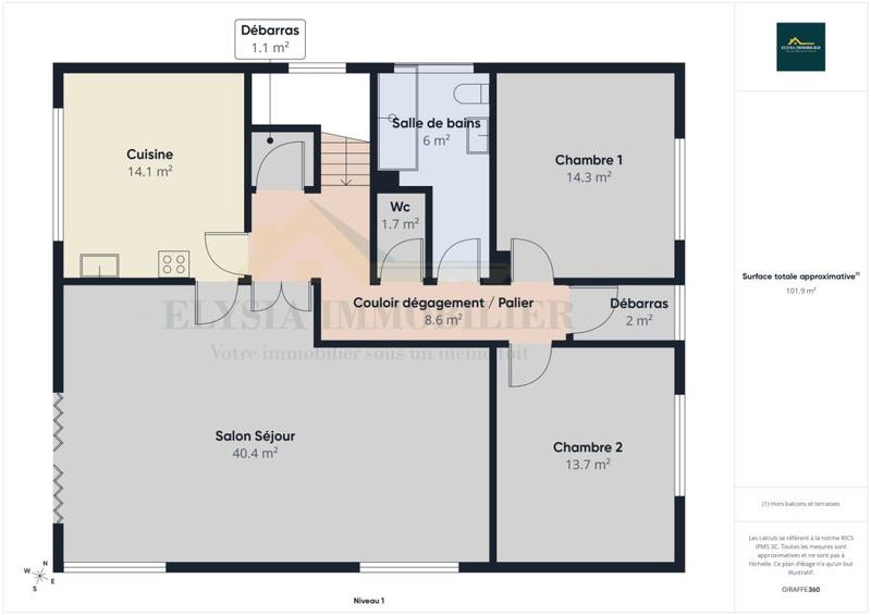 Maison - 118 m² - 5 pièces