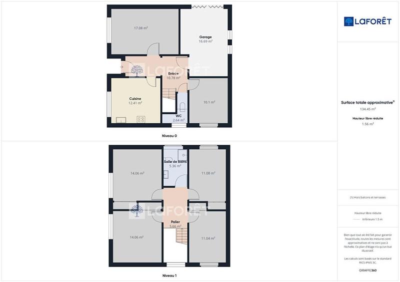 Maison traditionnelle - 115 m² - 6 pièces
