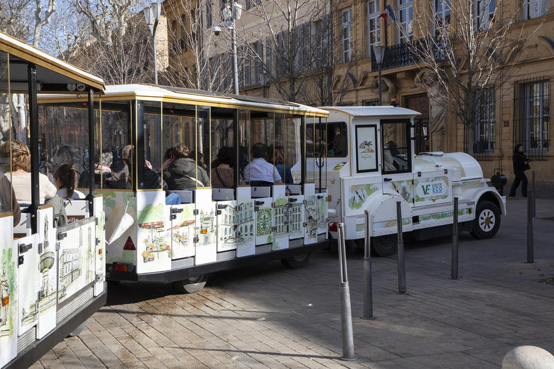 Visite d'Aix-en-Provence en petit train électrique