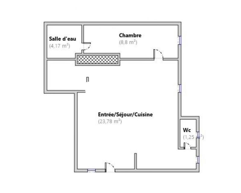 Appartement - 38 m² - 2 pièces